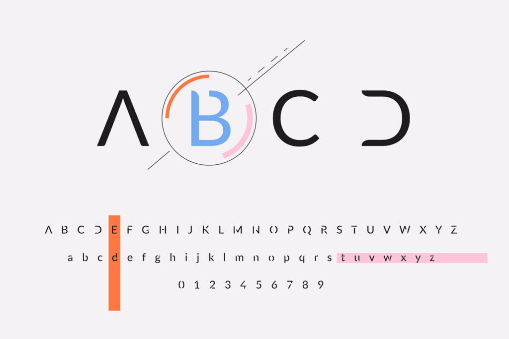 Don’t mix a serif font with a sans-serif font