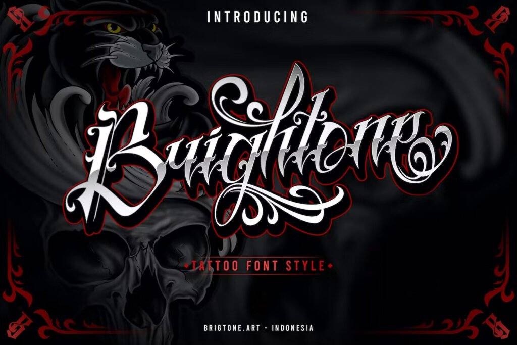Tattoo Lettering Generator Font Styles & Text Effects