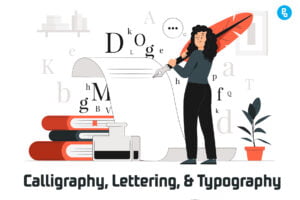 Let's check out the Difference Between Calligraphy, Lettering, & Typography