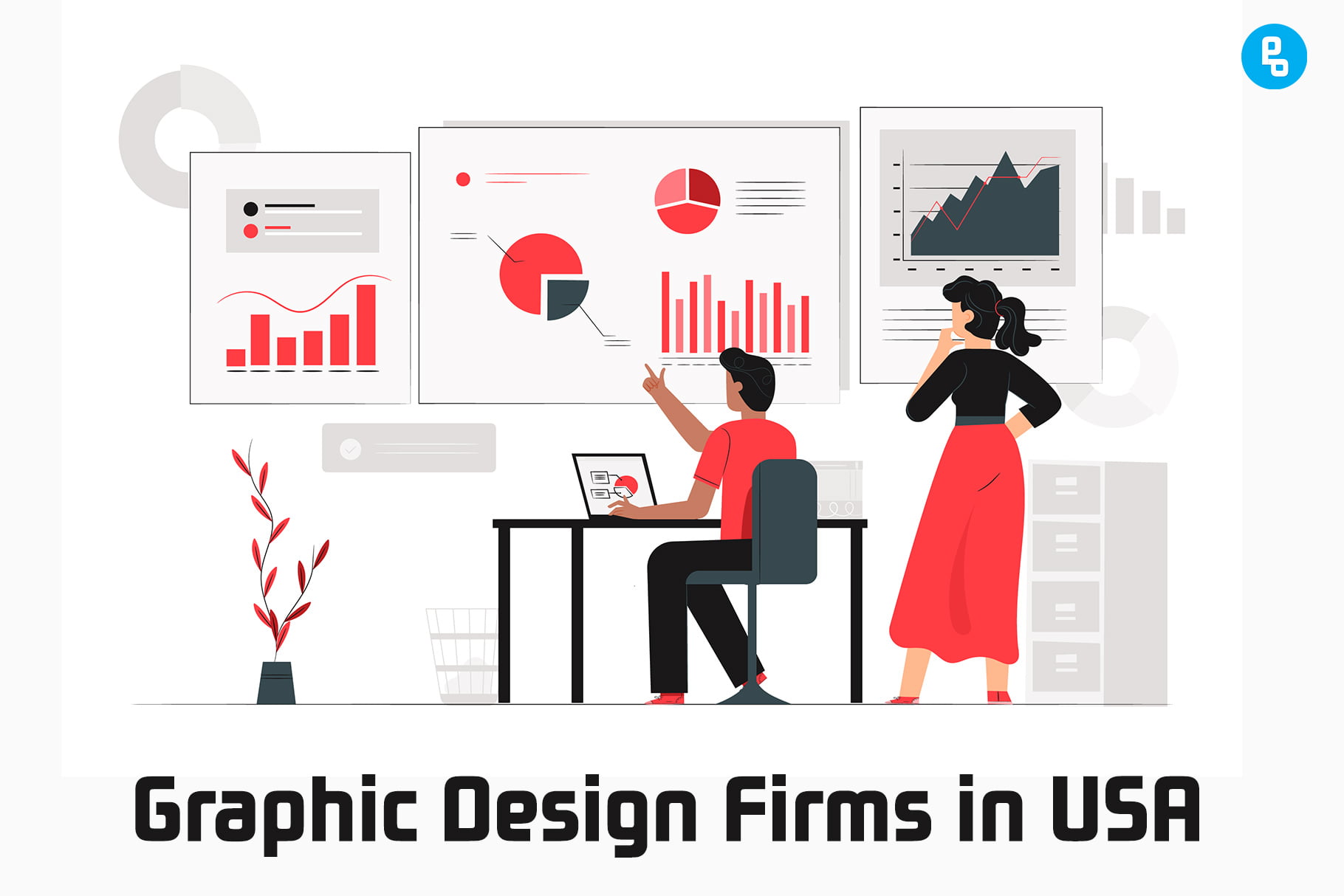 We've put together this list of some of the top graphic design firms in the United States--and yes, they're all based in our great country!