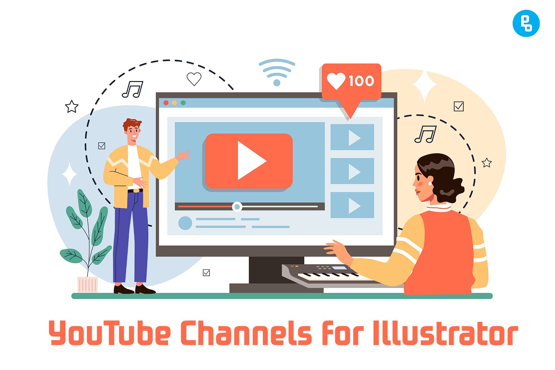 The software allows you to create 2D images or even make them 3D. This article will help you in finding the best channels on YouTube for learning Adobe Illustrator.